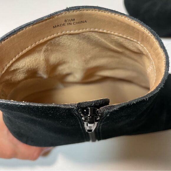 Banana Republic black suede ankle booties - Picture 7 of 12